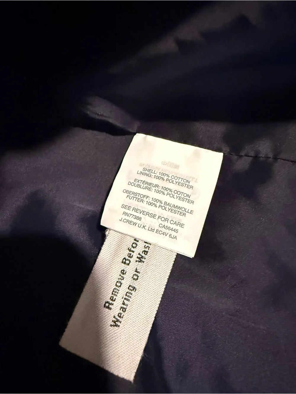 J.CREW  Women's Tan Trench Coat with Waist Tie - Picture 5 of 5